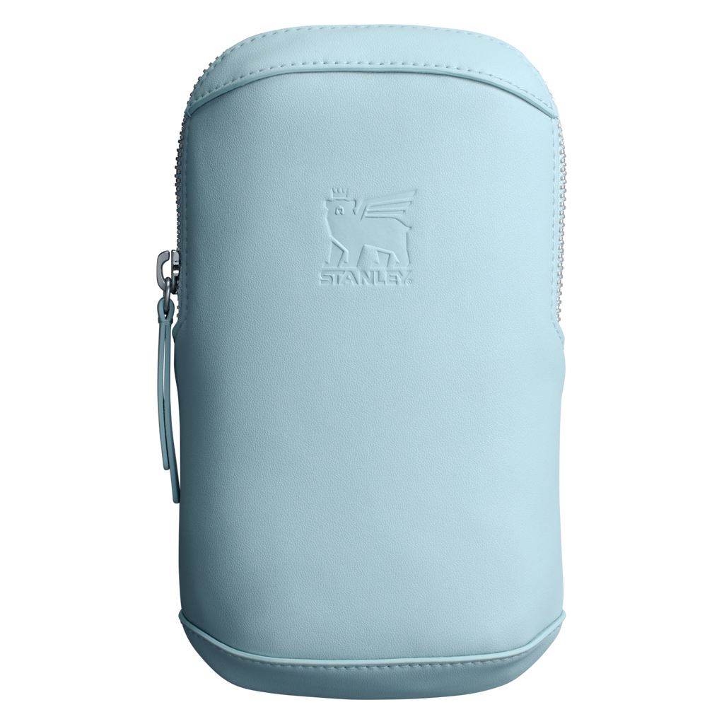 The Stanley Cross Bottle Max Phone Keys Wallet Case In Mist Blue