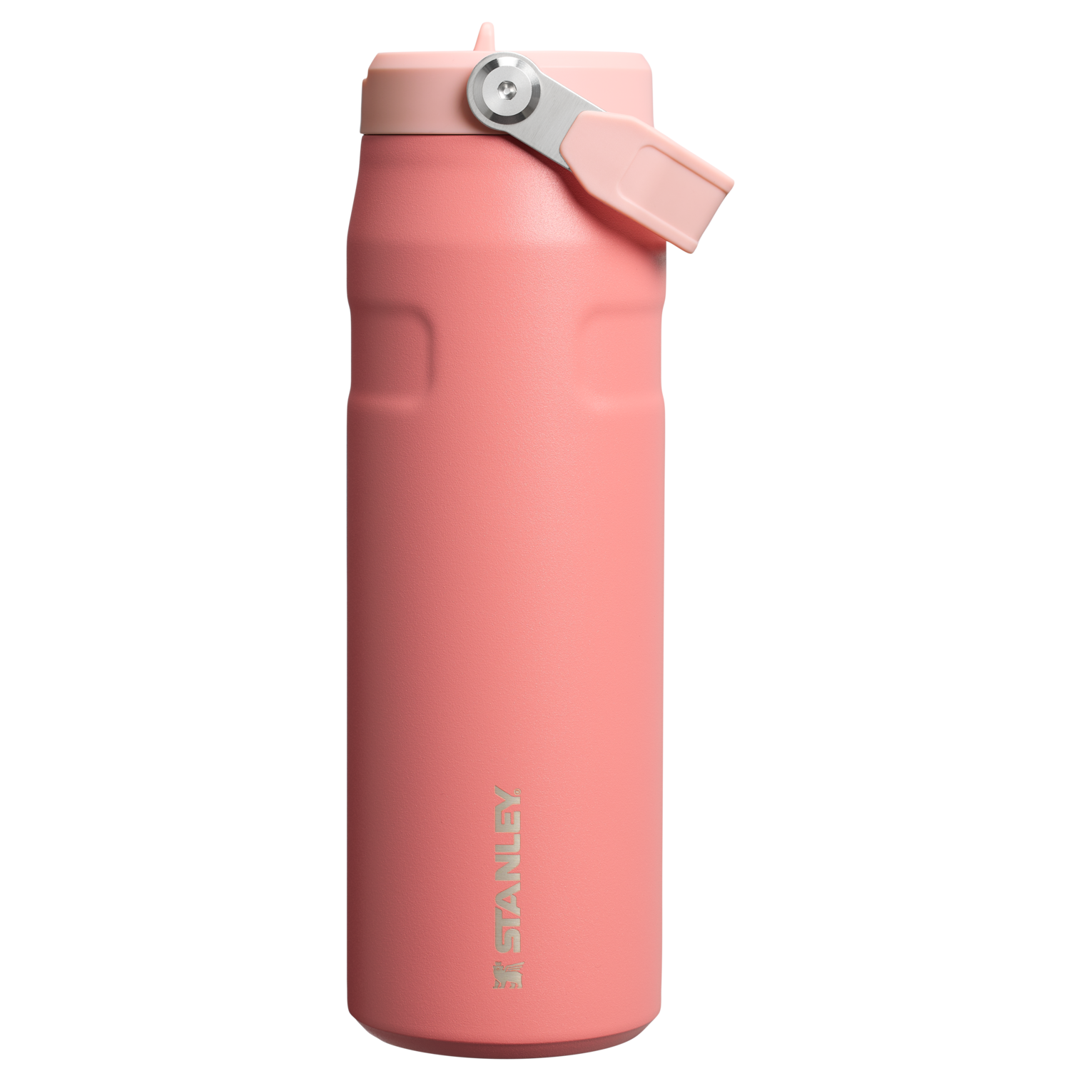 Stanley 24 OZ  IceFlow Aerolight Water Bottle With Flip Straw In Terracotta Red