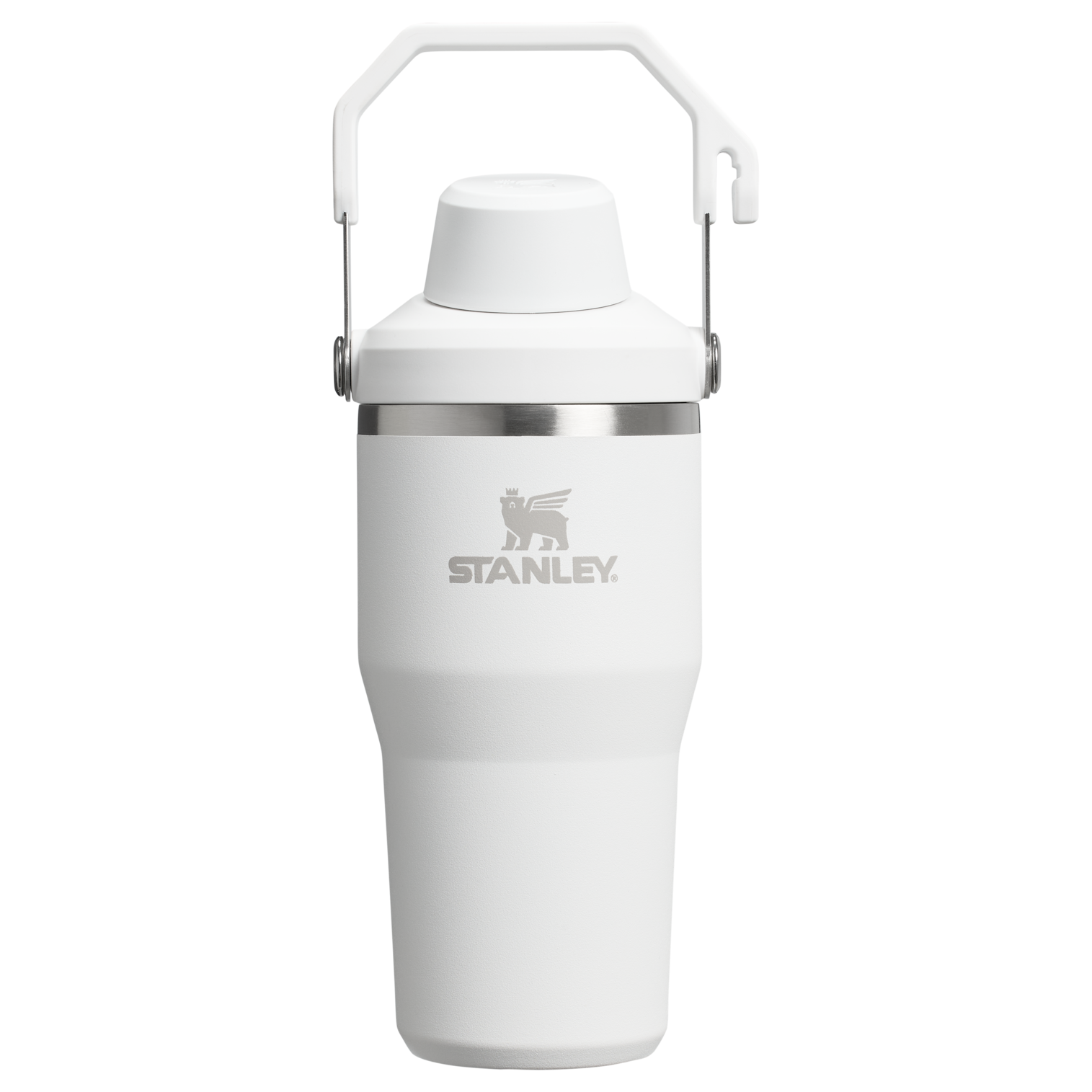 Stanley 20 OZ IceFlow Flip Fast Flow Water Jug In Frost White