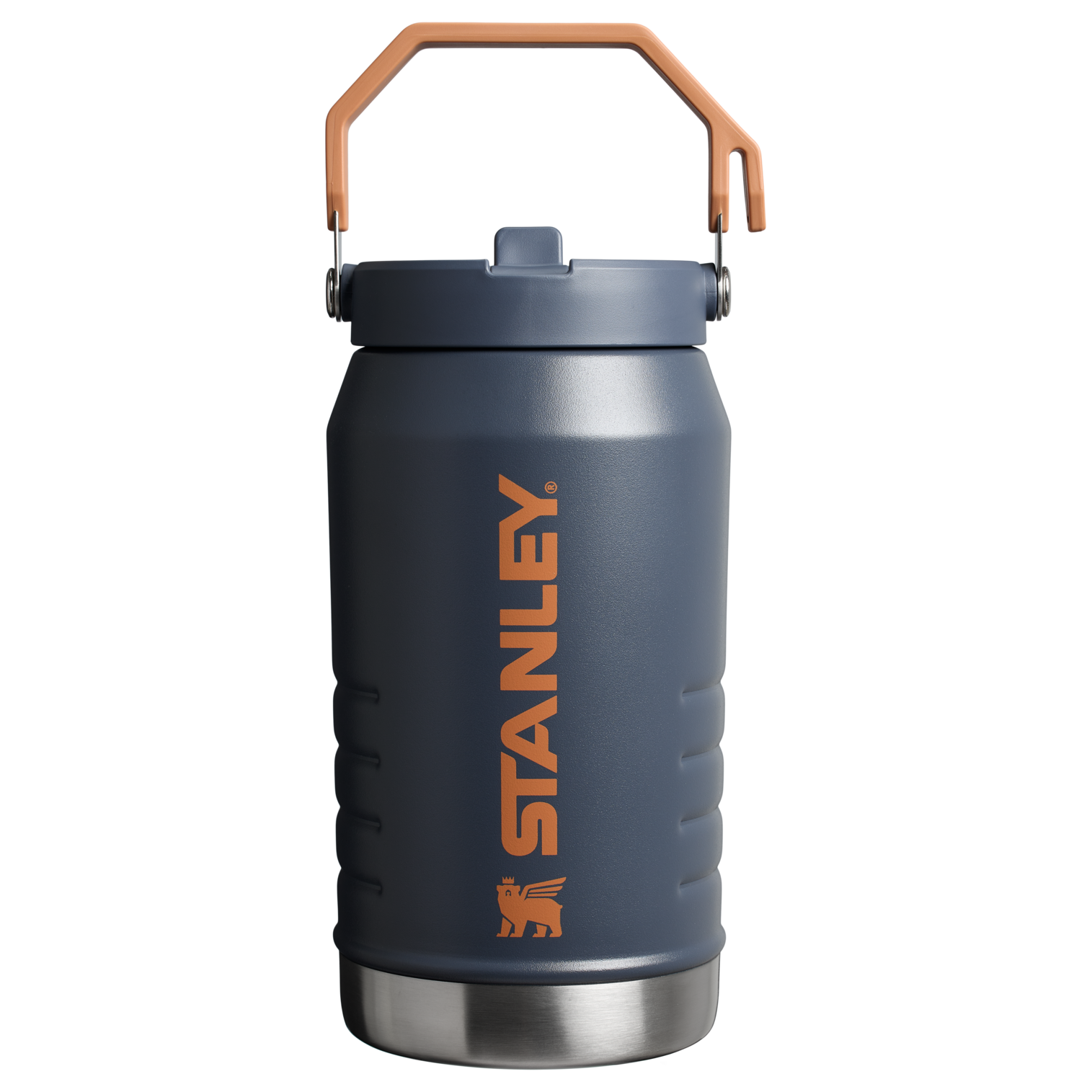 Stanley 64 OZ IceFlow Flip Straw Water Jug In Twilight Blue