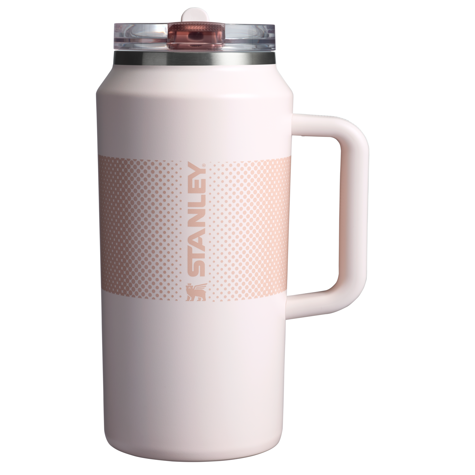 The Stanley Quencher Pro Tour Flip Straw Tumbler 64 OZ In Rose Quartz Pink
