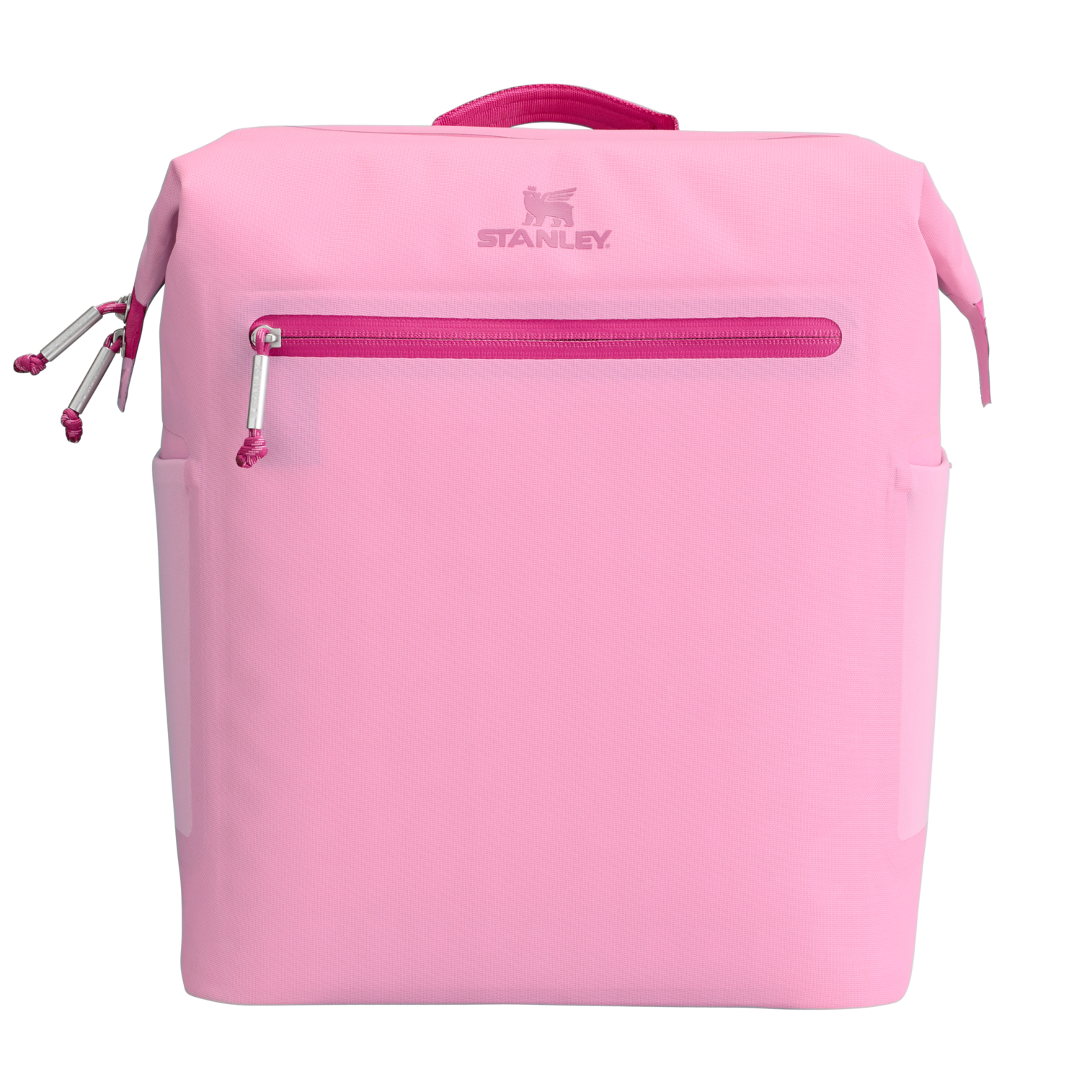 Stanley All Day Madeleine Midi Soft Sided Cooler Backpack In Peony Pink