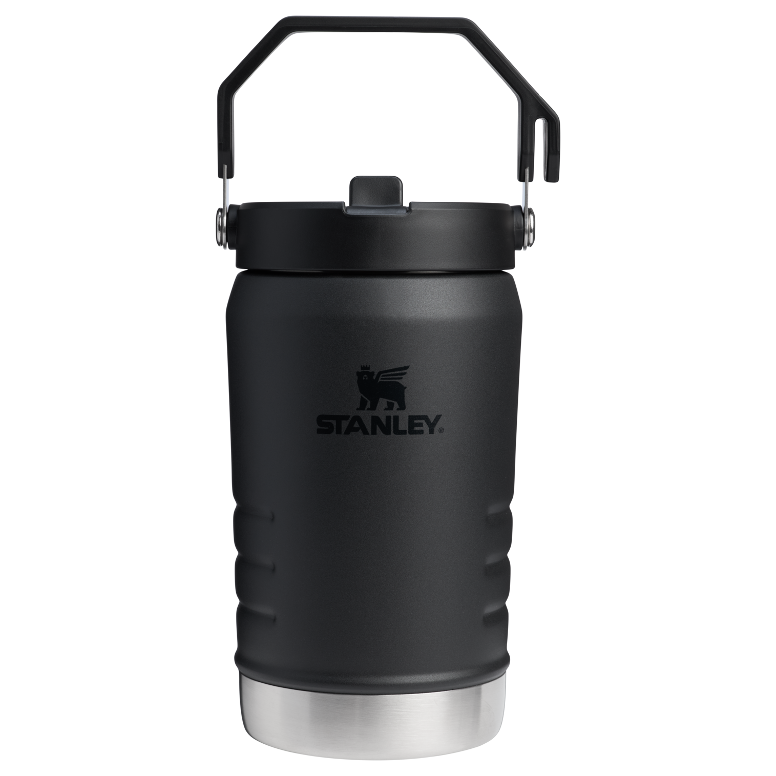 Stanley IceFlow 40 oz Stainless Steel Tumbler in Black with Flip Straw Lid