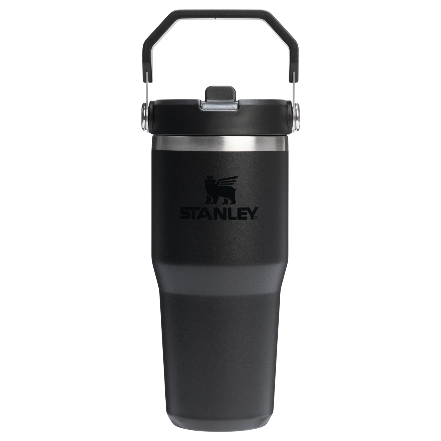 Stanley 14 OZ IceFlow Flip Straw Tumbler In Black