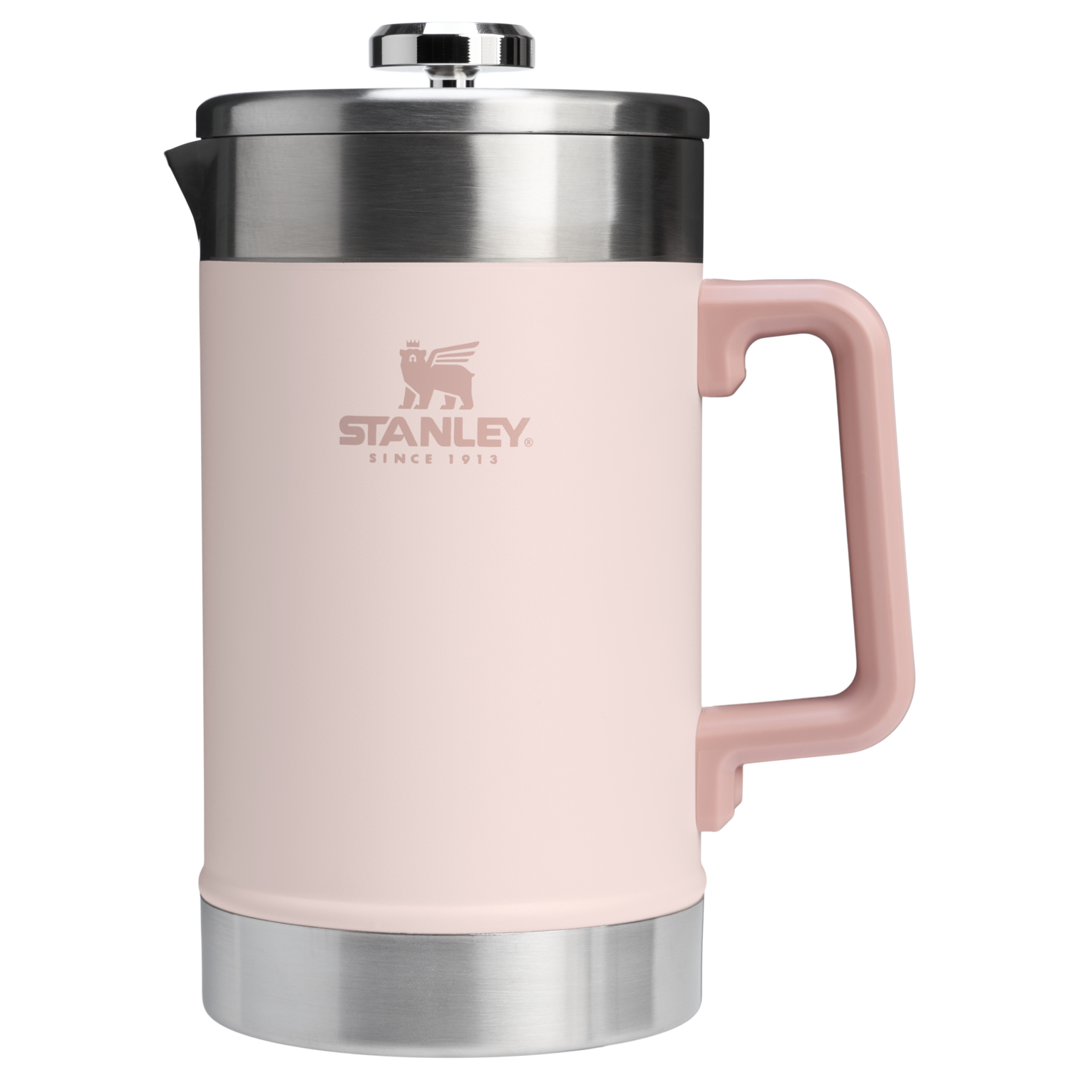 Stanley 48 OZ Perfect Brew French PRess In Rose Quartz Pink