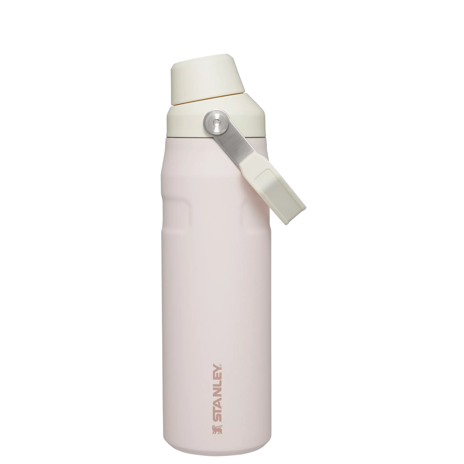 Stanley IceFlow Water Bottle with Fast Flow Lid 24 OZ In Rose Quartz Blue